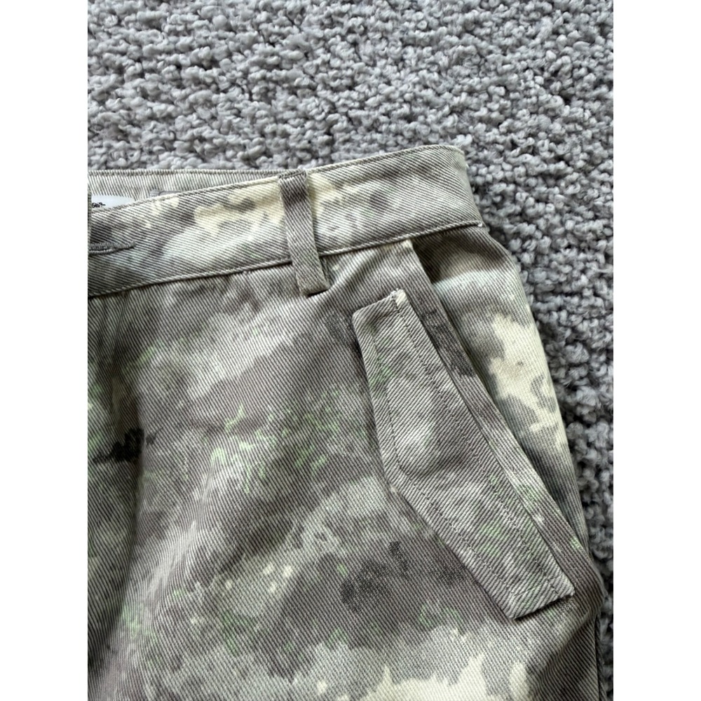 Maniere De Voir Grey Digital Camo Cargo Pants Women Streetwear Utility SIZE10 - Picture 6 of 11